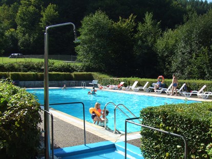 Reisemobilstellplatz - Swimmingpool - Freibad - Odenwald-Camping-Park