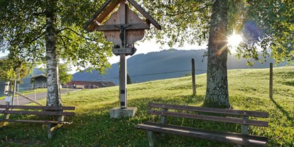 Reisemobilstellplatz - Skilift - Sonnenaufgang - Hochgratblick