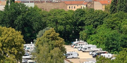 Reisemobilstellplatz - Art des Stellplatz: bei Freizeitpark - Der Blick vom Hochbunker im Humboldthain direkt gegenüber des Stellplatzes. - Wohnmobil-Oase-Berlin