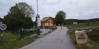 Reisemobilstellplatz - Sachsen - Zufahrt - Reisemobil- und Caravanpark Bastei