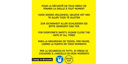 Reisemobilstellplatz - Belgien - Camp in Brussels