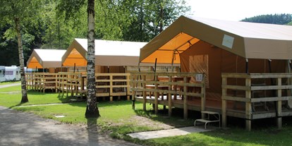 Reisemobilstellplatz - Luxemburg - Camping Kautenbach Safarizelt - Camping Kautenbach