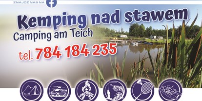 Reisemobilstellplatz - Ermland-Masuren - Kemping nad stawem Harsz/ Camping am Teich Harsz