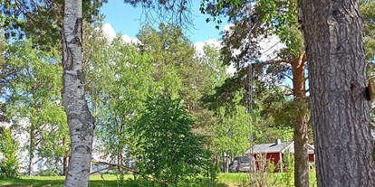 Reisemobilstellplatz - Schweden - Schaukel mit Blick auf den schönen Hemsjön - Trollforsen Camping & Cottages Services AB