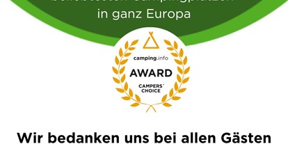 Reisemobilstellplatz - Dänemark - Bei der Camping.info Award 2015, 2017, 2018, 2019, 2020 , 2021, 2022 und 2024 haben die Benutzer des größten Campingportals Europas Skiveren Camping  als besten Campingplatz Dänemarks gewählt. - Skiveren Camping